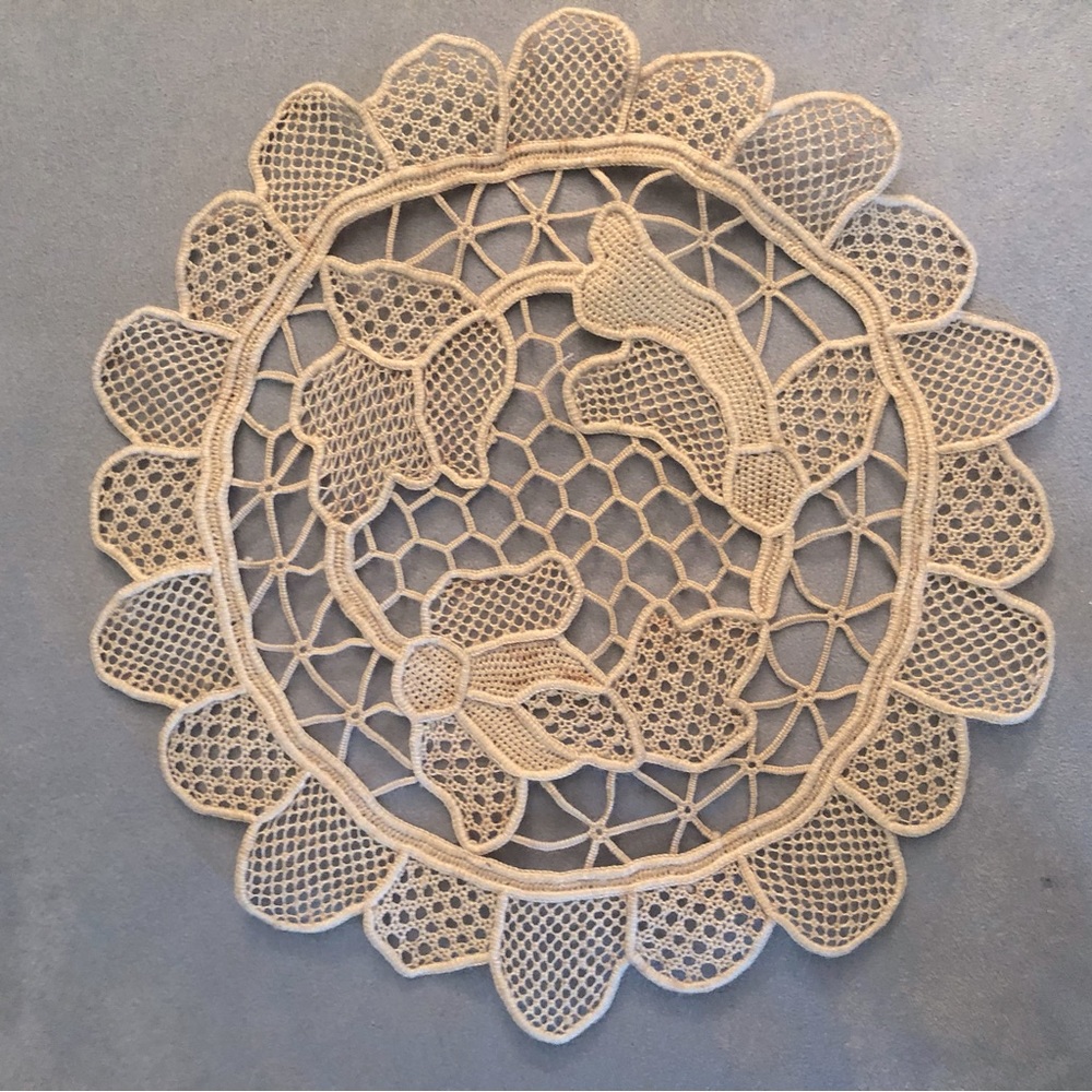 New vintage lace doily